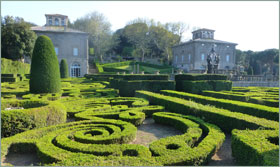 The formal gardens of Villa Lante