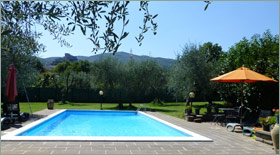 A view of the pool of Villa Casa Renata